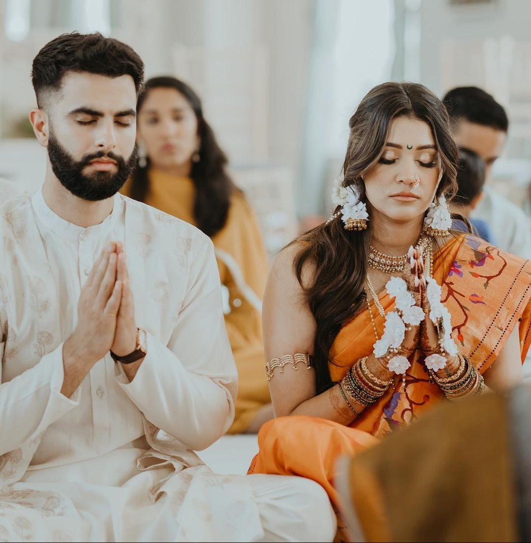 Prune Bride Anuja Joshi's Ethereal Mehndi Look with Floral Jewelry
"Hello Mini" Actress Anuja Joshi Wearing Prune India for Mehndi Ceremony
Shop Anuja Joshi's Stunning Prune India Mehndi Jewelry - Anuja and Ankur Rathee