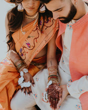 Anuja Joshi - Maang Tikka, Jhumki with Floral Kaanchain & Haath Phool (SFRMT, JFK, 4RHP)
