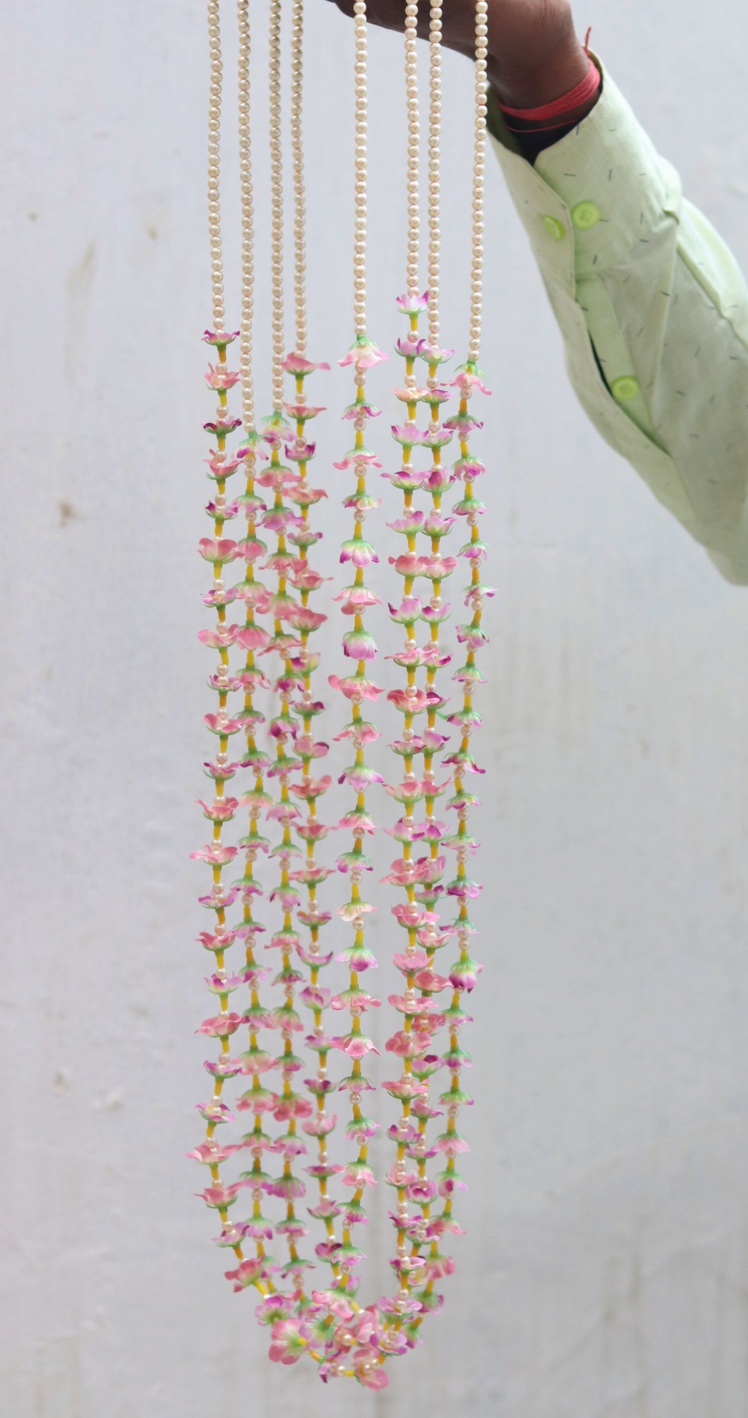 Pink Small Flower Floral Garland (PIFG DB HF)