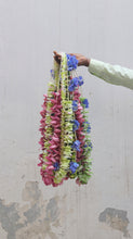Green & Purple Flower Floral Garland (PIFG HF)