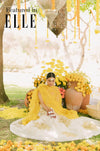 eal bride in ELLE wearing Prune India Jhumkas Earrings and Signature Silk set.
