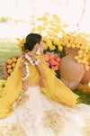 The Tanya Gonzalez ELLE featured handcrafted bridal set by Prune India.