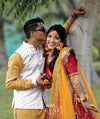 Luxury Haldi Mehndi accessories - Maang Tikka, Jhumkie, Choker & Haath Phool