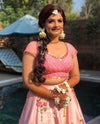 Maang Tikka, Jhumkas with Floral Kaanchain