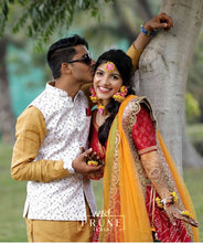 Luxury Haldi Mehndi accessories - Maang Tikka, Jhumkie, Choker & Haath Phool (MT, SJ, 3FC, SHP)
