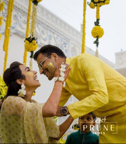 Bride in Set of Four - Maang Tikka , Jhumkie , Haath Phool & Anklets