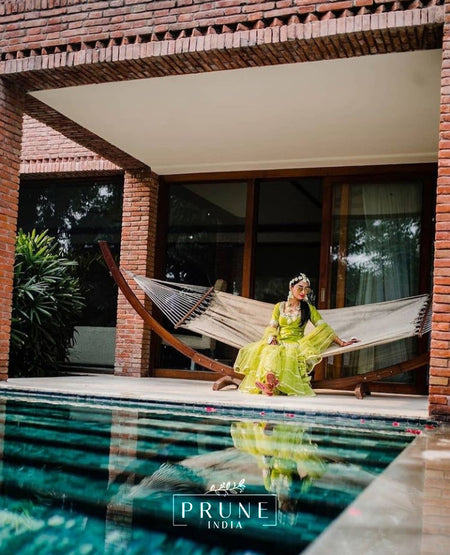 Bride in Set of Three - Full Matha Patti, Jhumkie & Rani Haar