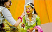 Bride in Set of Three - Full Matha Patti, Jhumkie & Rani Haar
