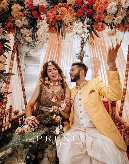 Luxury wedding accessories - Maang Tikka, Jhumkie, Choker & Haath Phool with Kaleere