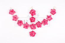 Load image into Gallery viewer, Hot Pink Full Floral Matha Patti
