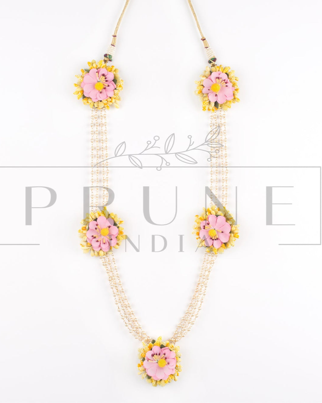 Five Flower Necklace in Bud Flower