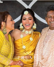 Bride in Set of Five - Maang Tikka , Jhumkie & Floral Kaanchain , Choker , Necklace & Haath Phool