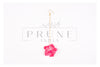 Hot Pink Set of Three - Maang Tikka , Jhumkie with Floral Kaanchain & Haath Phool