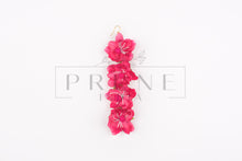 Load image into Gallery viewer, Hot Pink Four Flower Straight Maang Tikka
