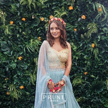 Bride in Full Tiara in Silk Flower