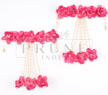 Load image into Gallery viewer, Hot Pink Standard Haath Phool
