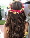 Bride in Basic Set - Full Tiara , Jhumkas & Haath Phool
