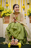 Bride in Set of Four - Maang Tikka, Jhumkie, Haath Phool & Anklets