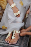 Natasha Shah for Prune India - Maang Tikka, Standard Jhumkas, Standard Haath Phool & Anklets