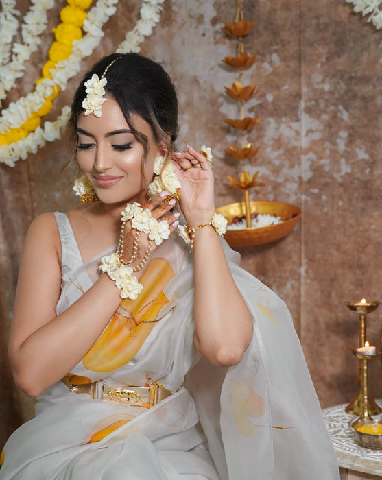 Natasha Shah for Prune India - Maang Tikka, Standard Jhumkas & Standard Haath Phool