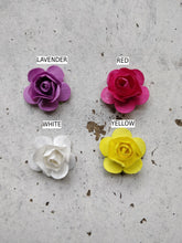 Load image into Gallery viewer, Set of Four - Maang Tikka, Earring with Drop, Three Flower Choker &amp; Light Haath Phool

